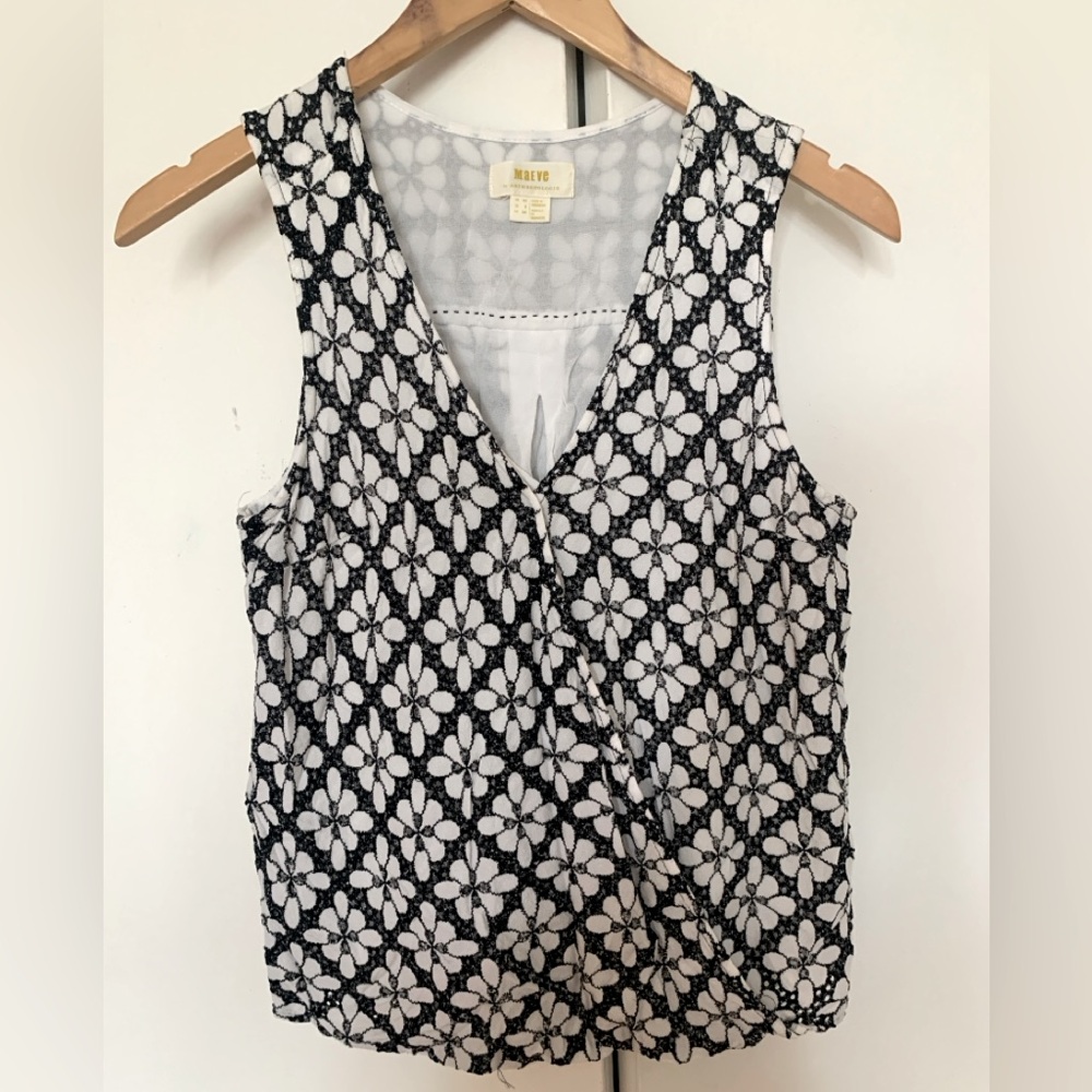 Anthropologie Maeve Sleeveless Top